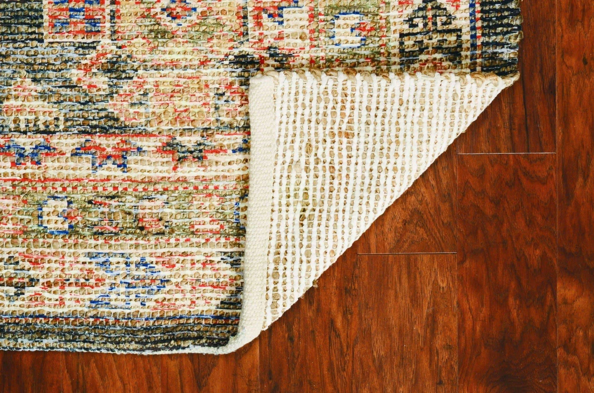 Jute Charcoal Printed Area Rug 27" x 45"