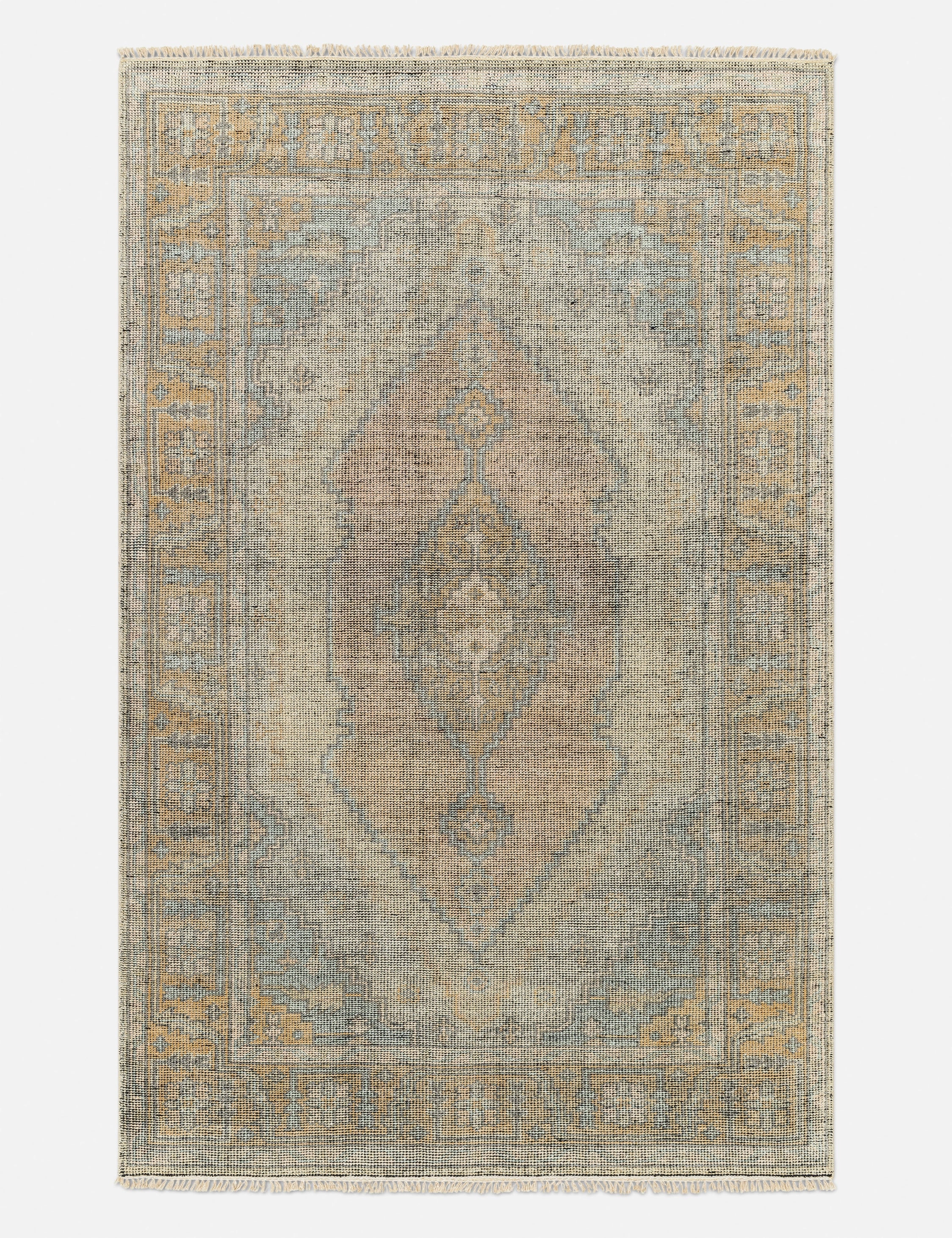 Kabir Hand-Knotted Wool-Blend Rug