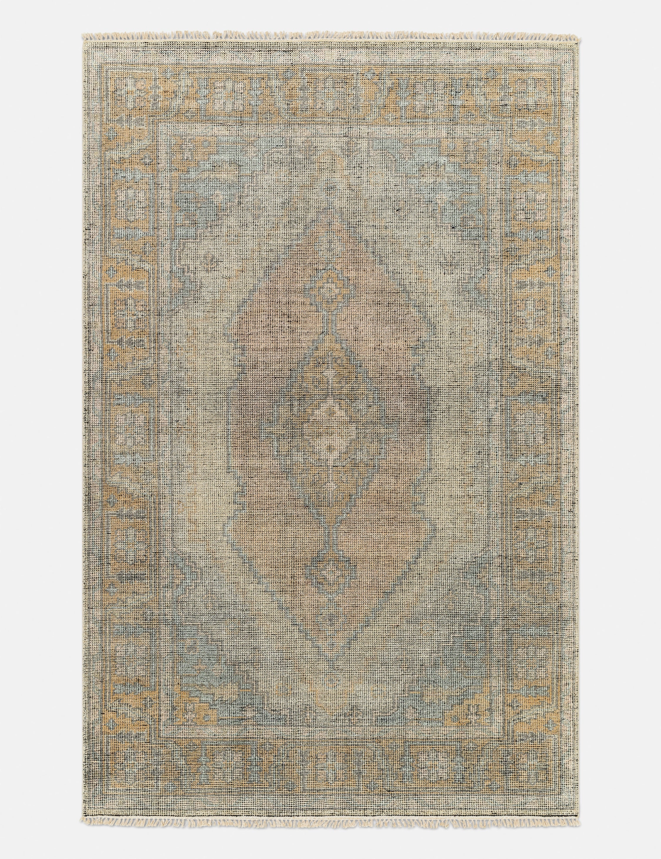 Kabir Hand-Knotted Wool-Blend Rug