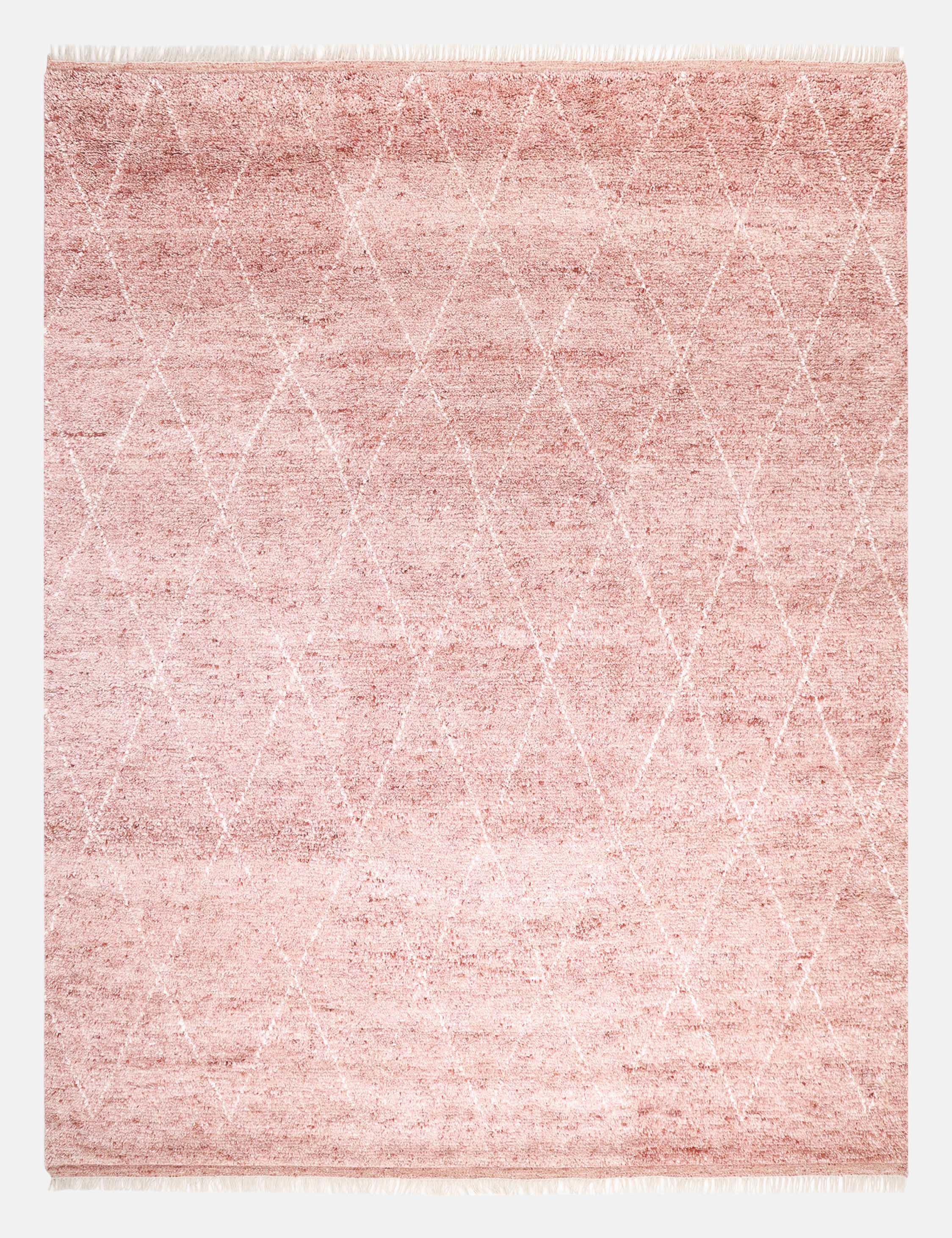 Kaeli Hand-Knotted Wool-Blend Moroccan Shag Rug