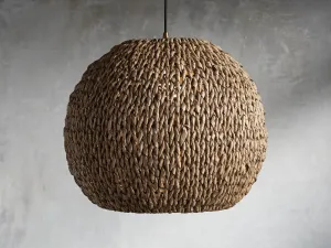 Keyes Globe Rattan Pendant