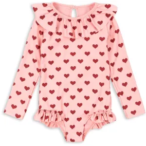 Konges Sljd Amour Pink Manuca Ls Swimsuit Grs