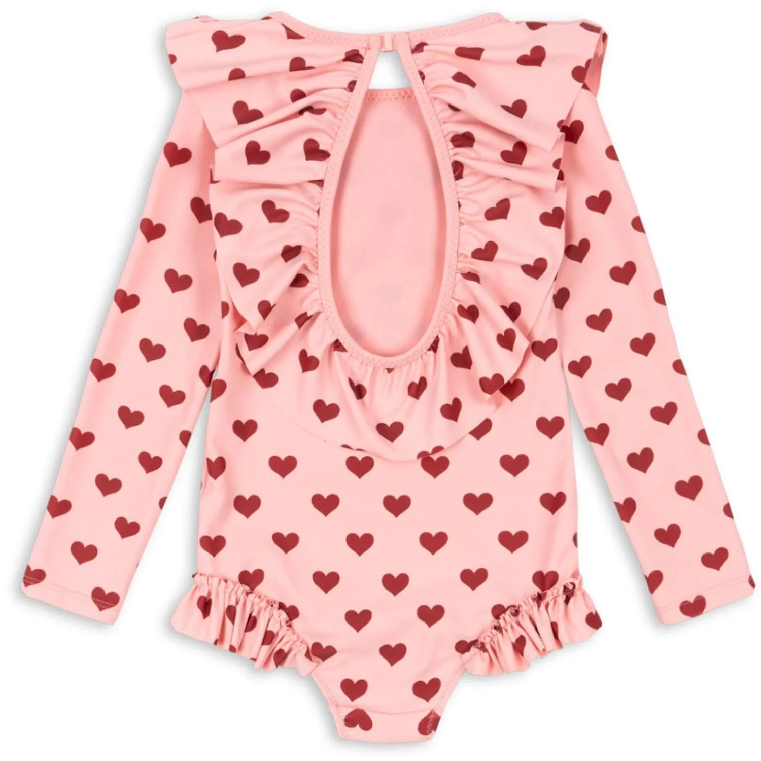 Konges Sljd Amour Pink Manuca Ls Swimsuit Grs