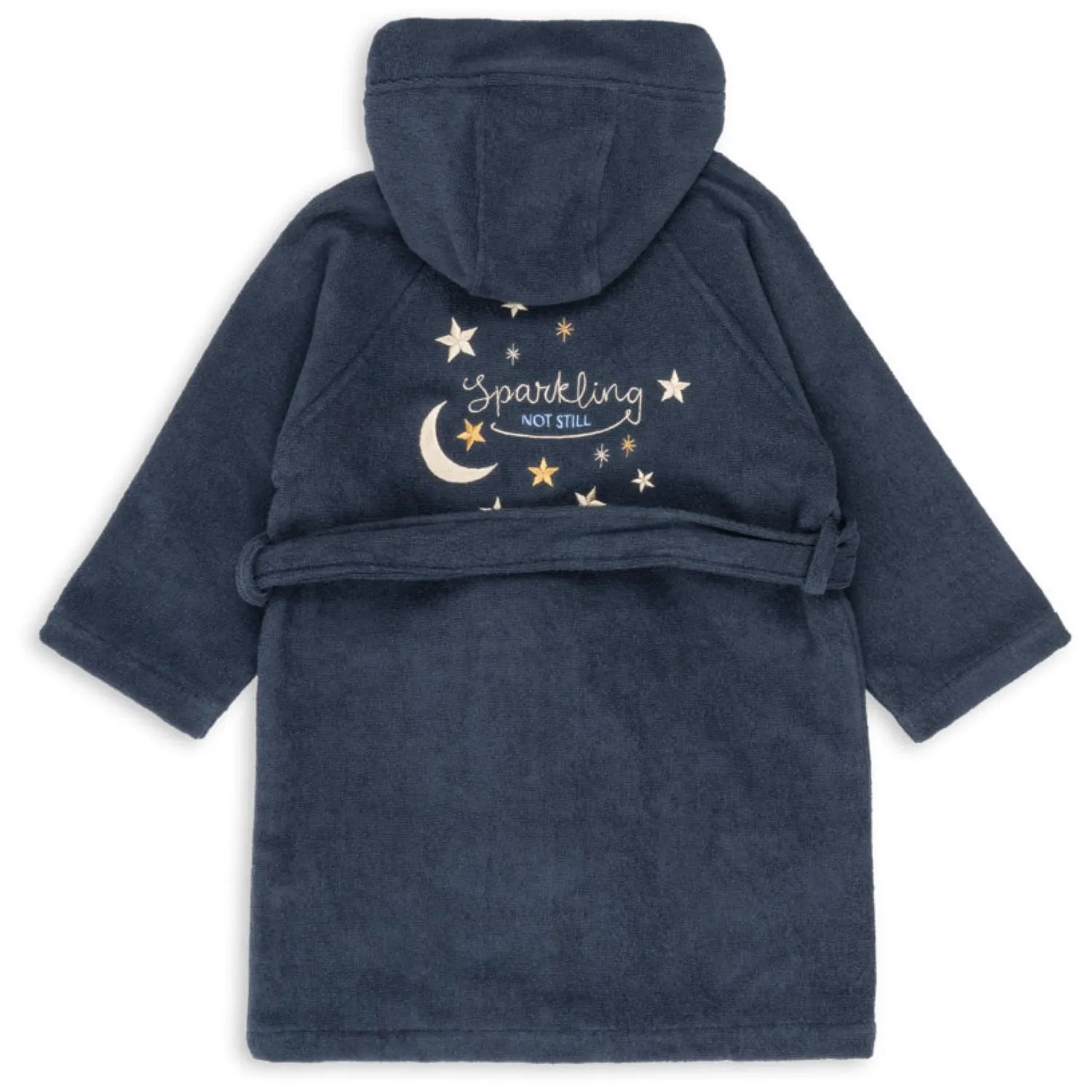 Konges Sljd Blue Nights Terry Bathrobe Gots