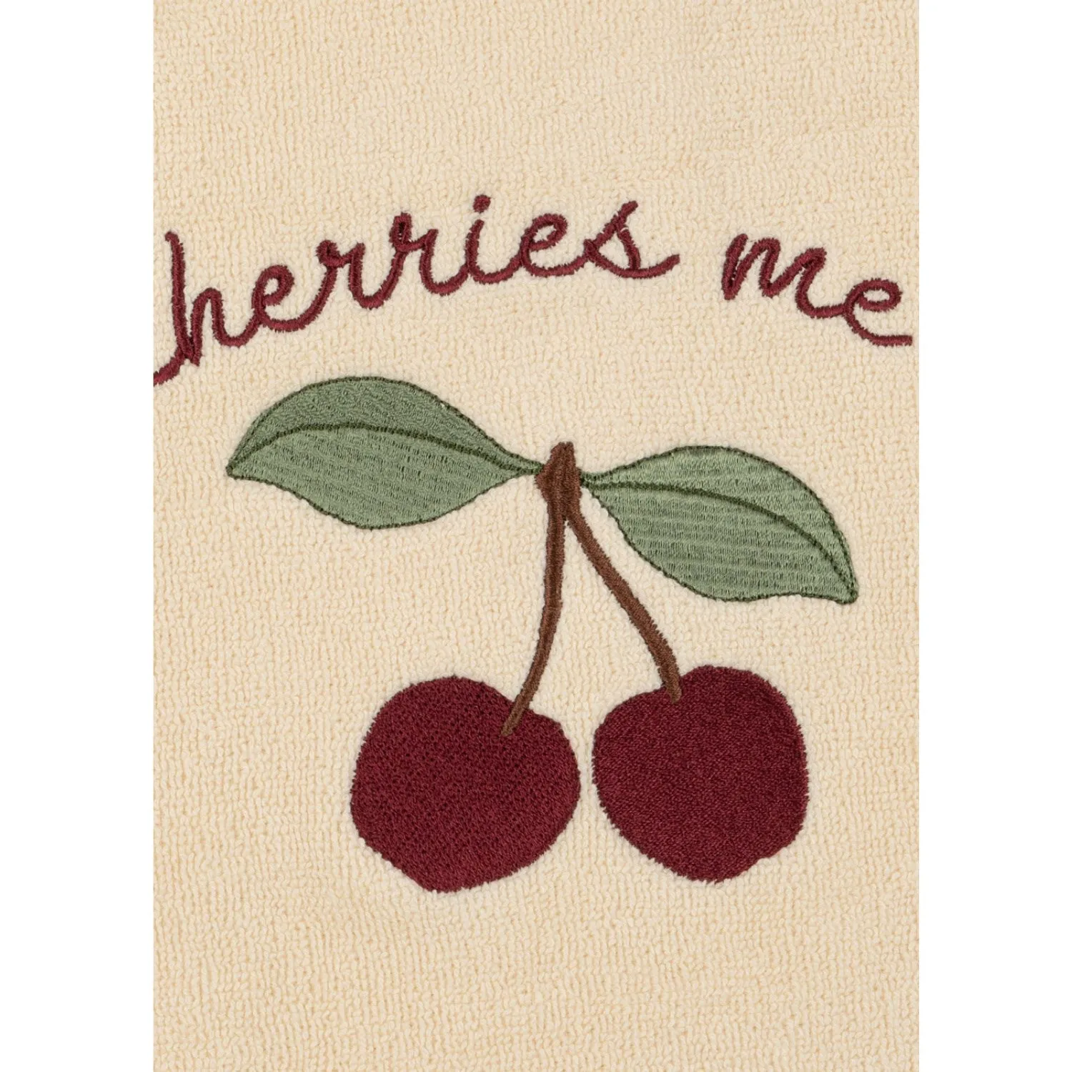 Konges Sl?jd Cherry Terry Bathrobe Embroidery Gots