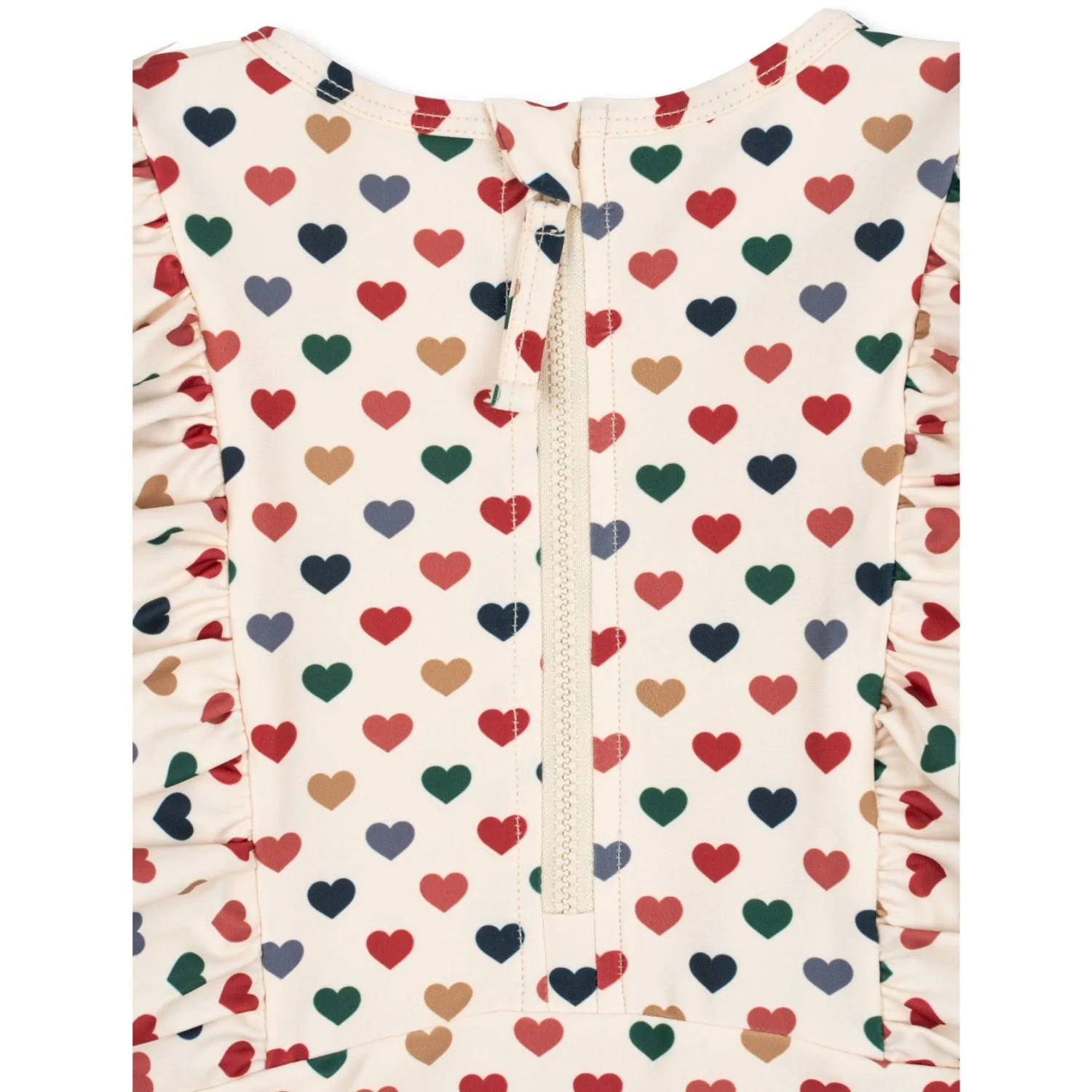 Konges Sljd Coeur Color Manuca Frill Onesie Grs