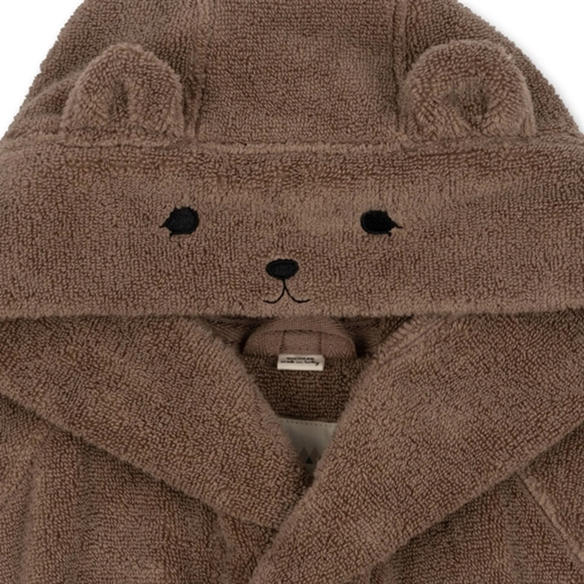Konges Sljd Desert Taupe Terry Bathrobe Animal