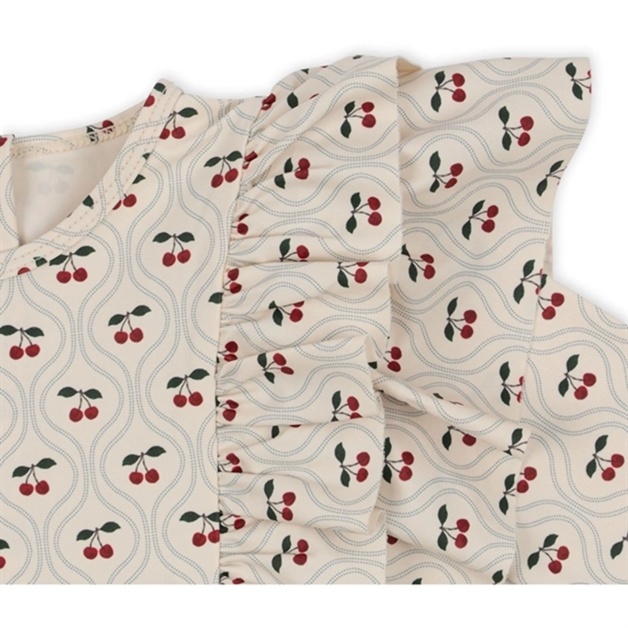 Konges Sljd Manuca Frill UV Heldragt Cherry Motif
