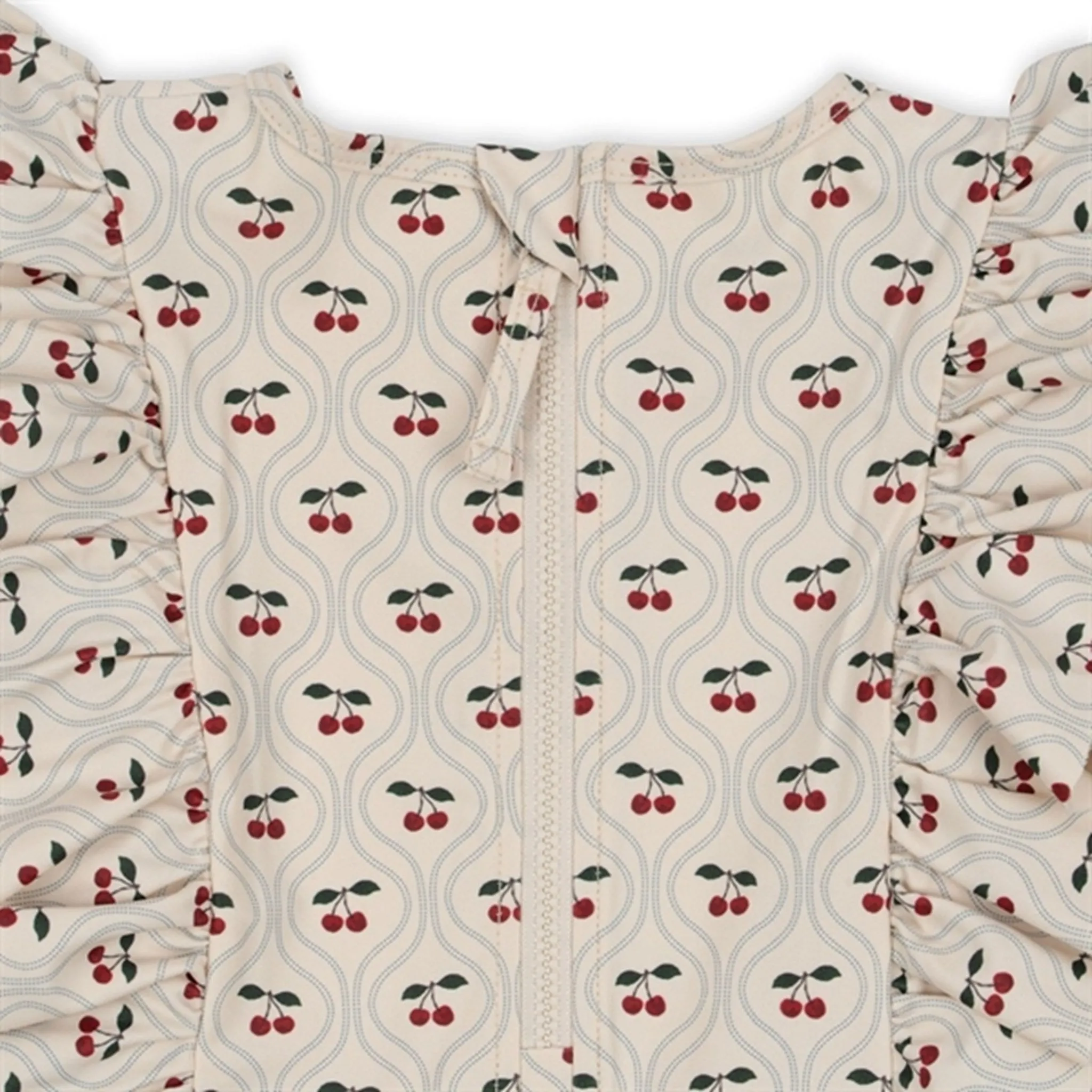 Konges Sljd Manuca Frill UV Heldragt Cherry Motif