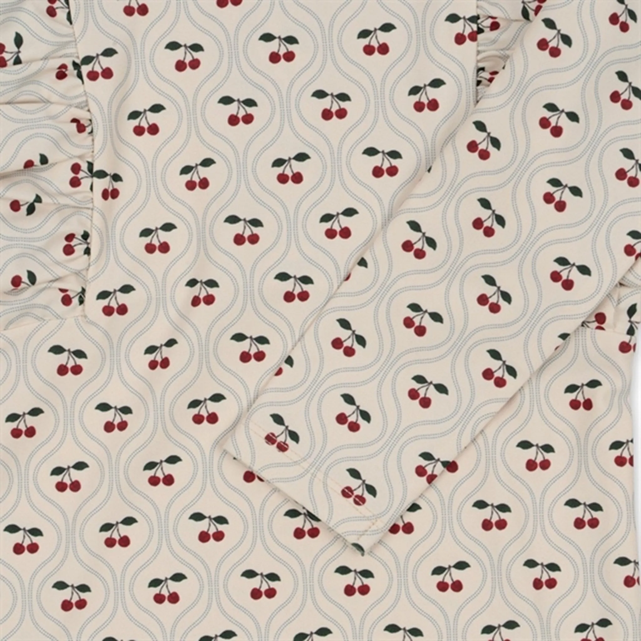 Konges Sljd Manuca Frill UV Heldragt Cherry Motif