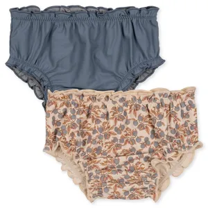 Konges Sl?jd Orangery Blue Collette Baby Bikini Bottoms 2-pak