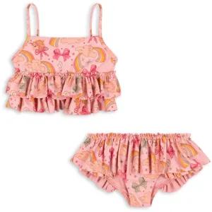 Konges Sljd Rainbow Bow Manuca Frill Bikini Grs