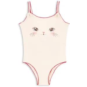 Konges Sljd Soft Pink Kitty Swimsuit Grs