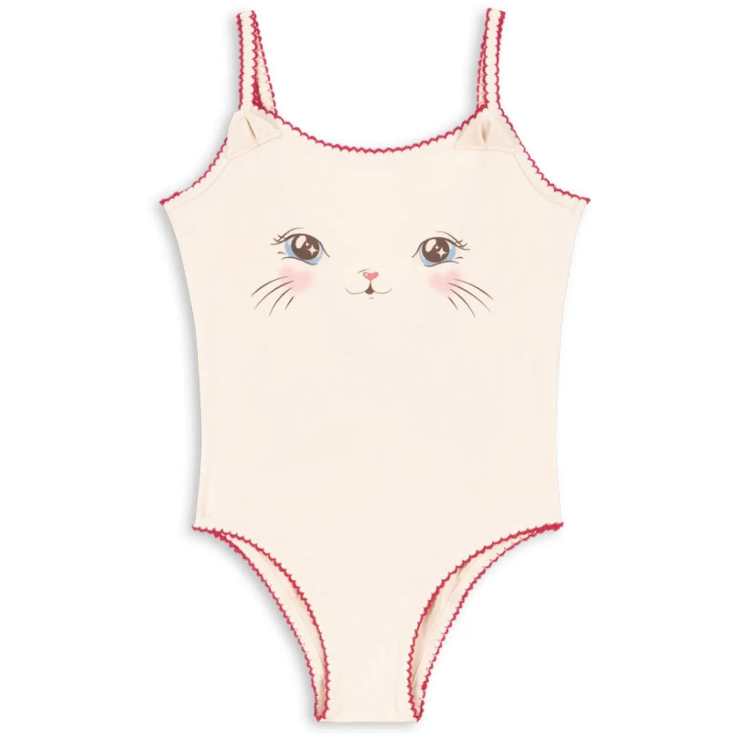 Konges Sljd Soft Pink Kitty Swimsuit Grs