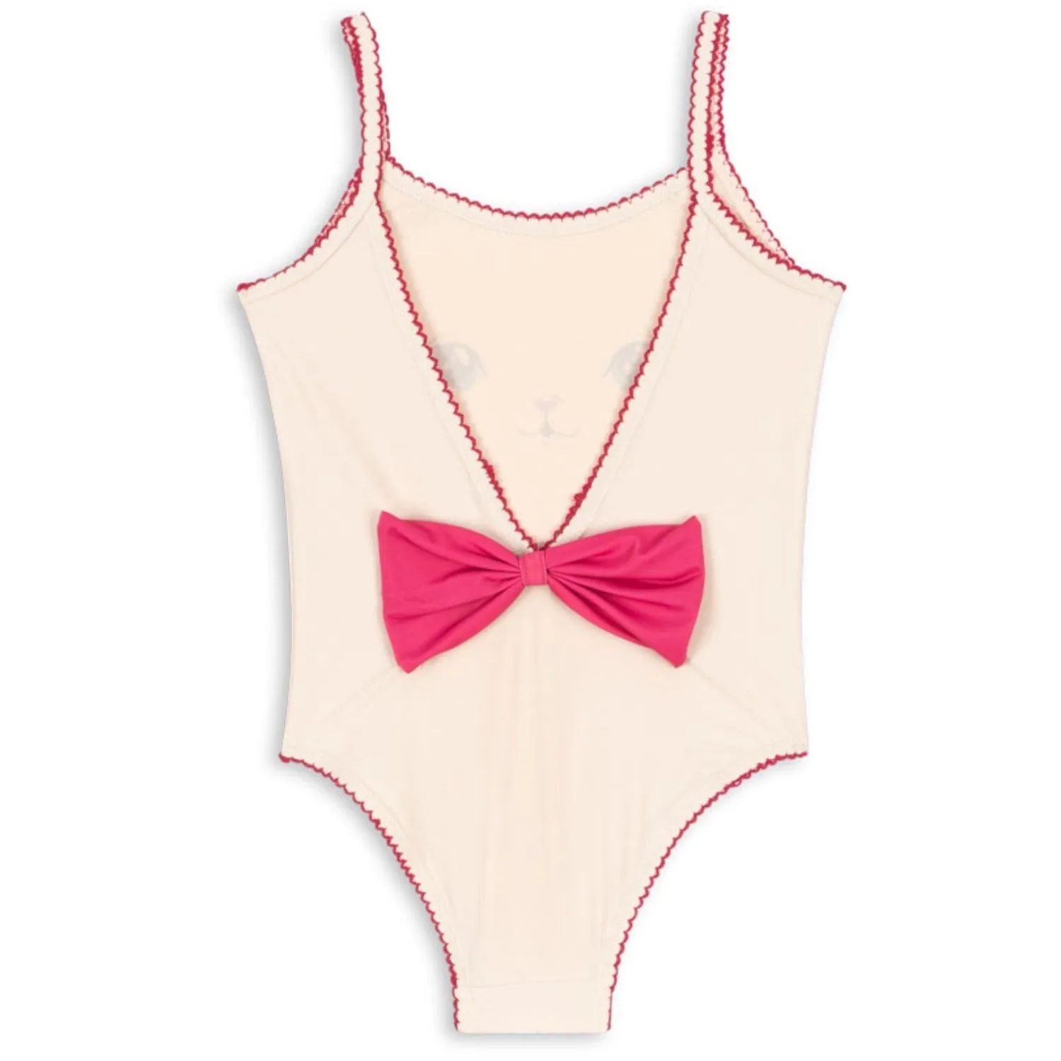 Konges Sljd Soft Pink Kitty Swimsuit Grs