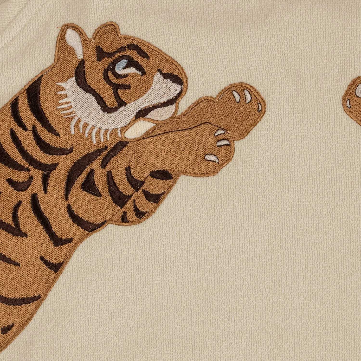 Konges Sljd Terry Bathrobe w. Embroidery Tiger