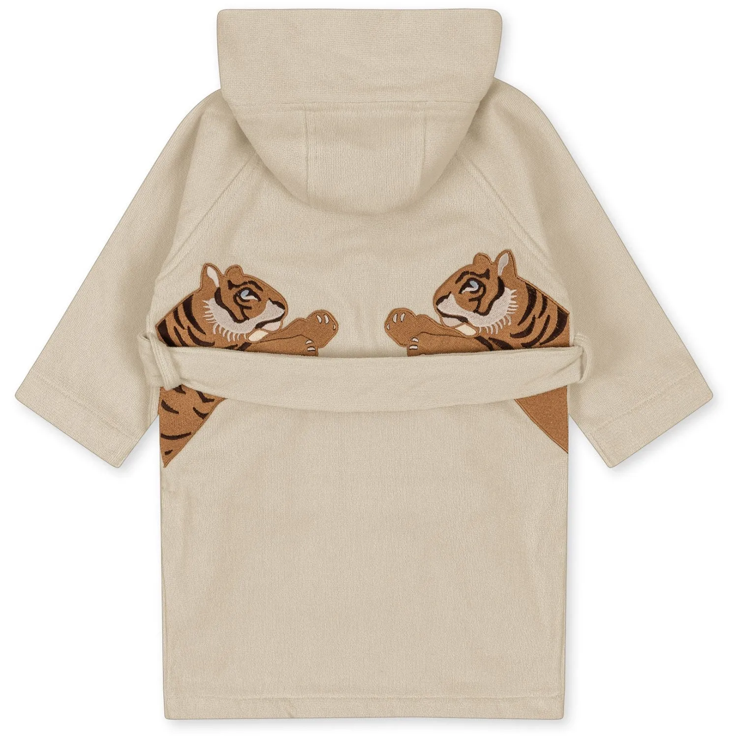 Konges Sljd Terry Bathrobe w. Embroidery Tiger