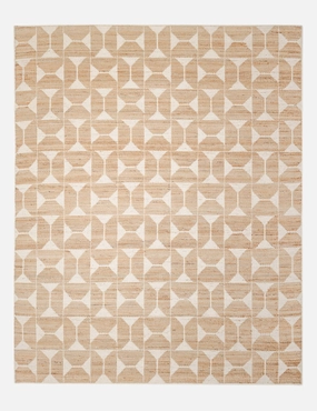 Kriska Hand-Knotted Jute-Blend Rug
