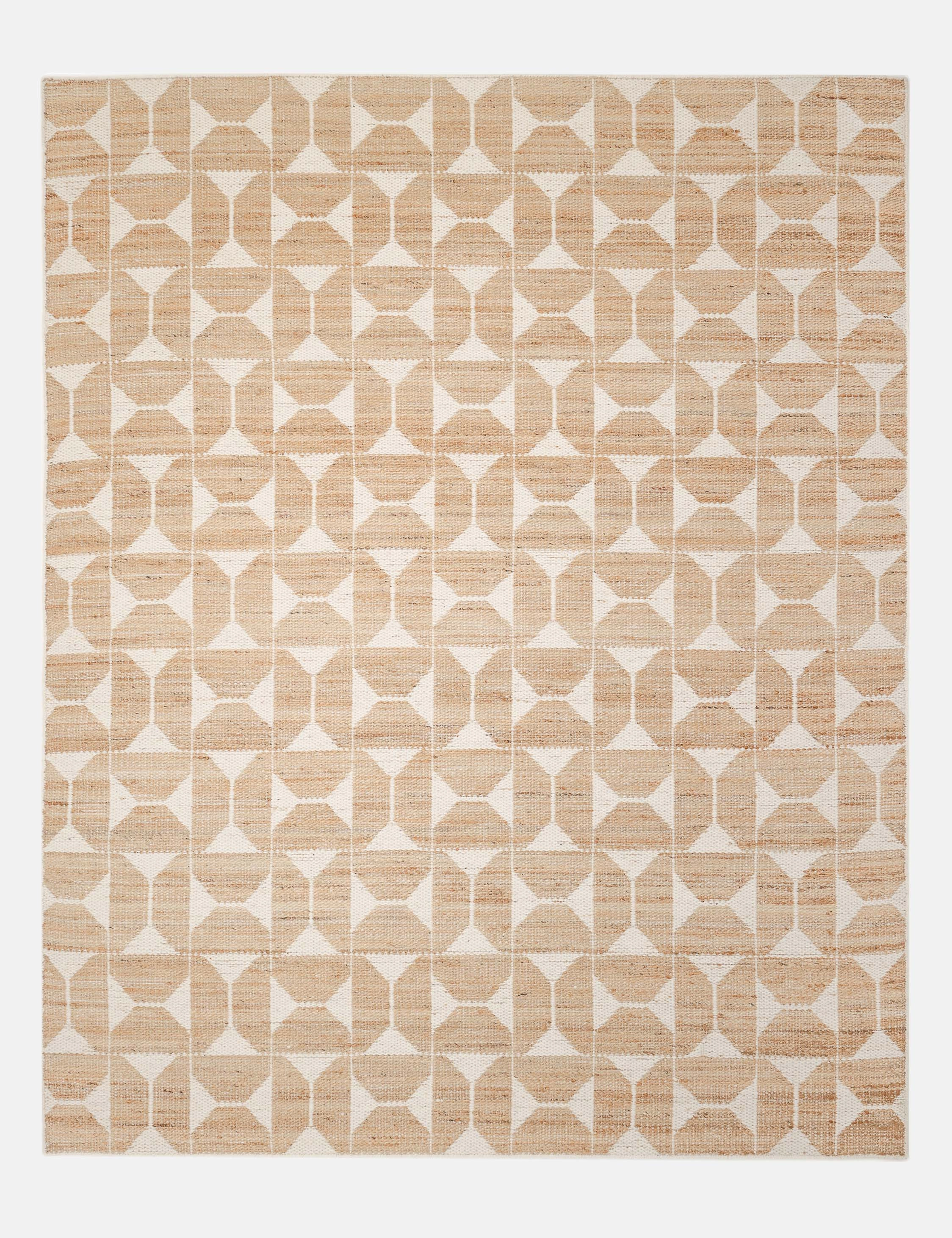 Kriska Hand-Knotted Jute-Blend Rug