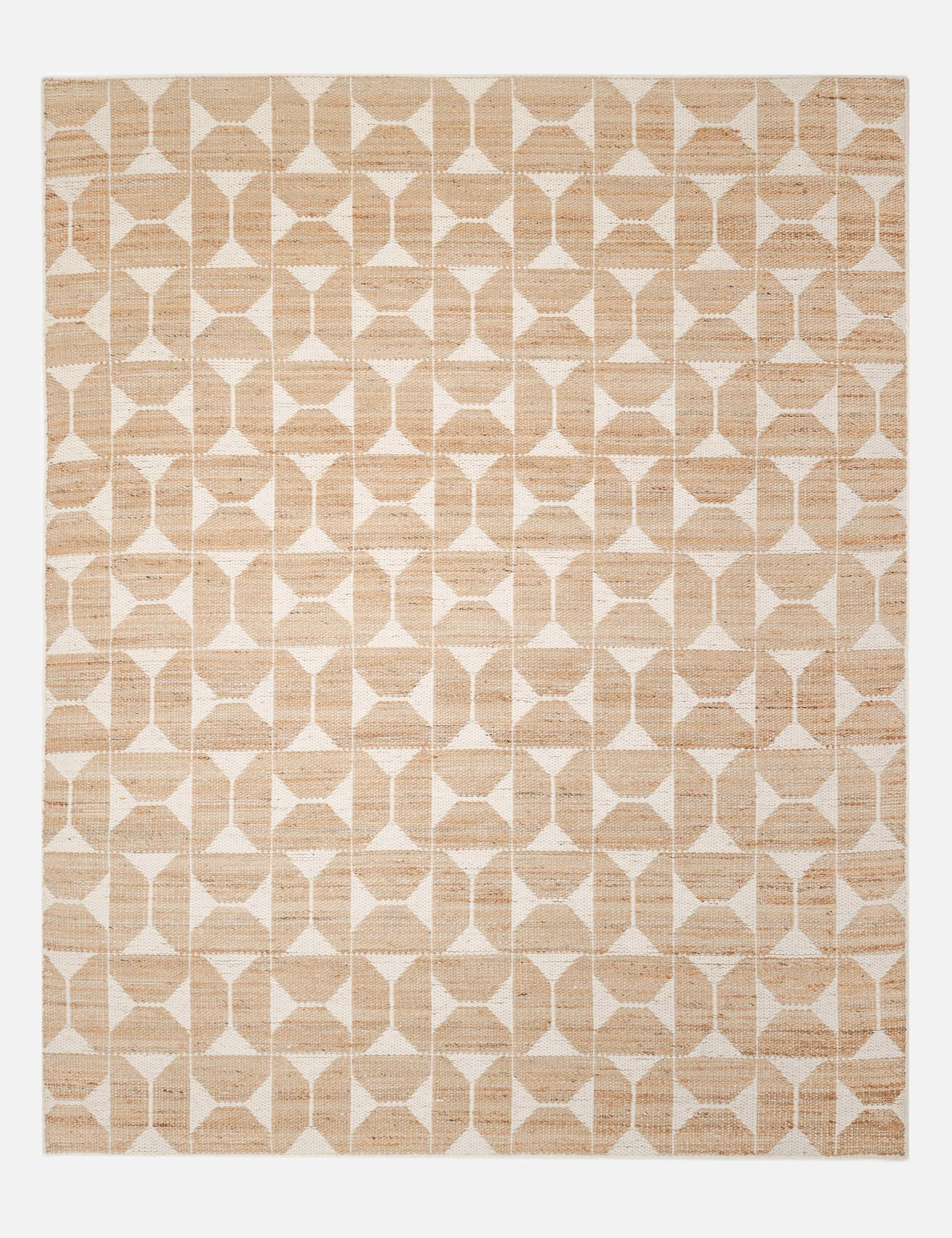Kriska Hand-Knotted Jute-Blend Rug