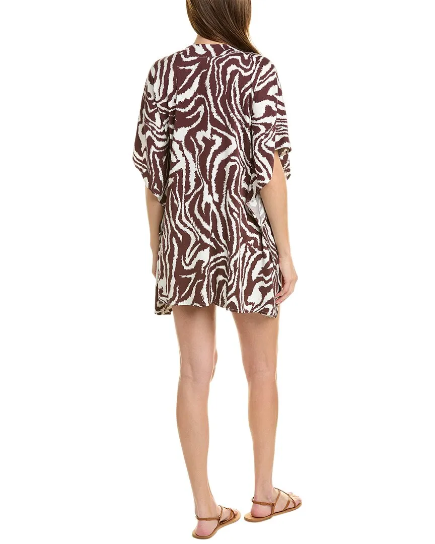 La Blanca Fierce Lace Up Caftan