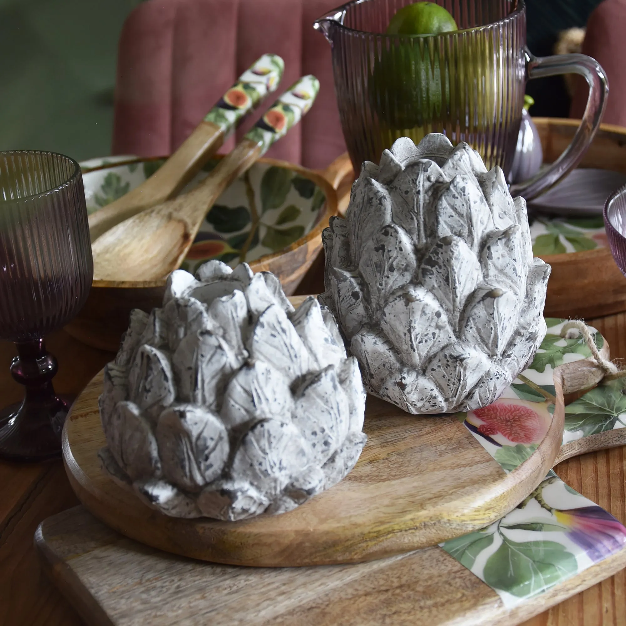 Large Artichoke Candleholder