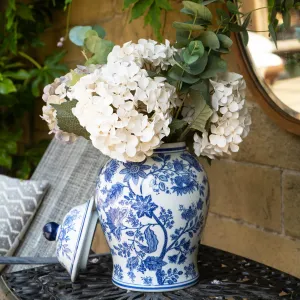 Large Blue and White Ginger Jar kitchen essentials, utensils set