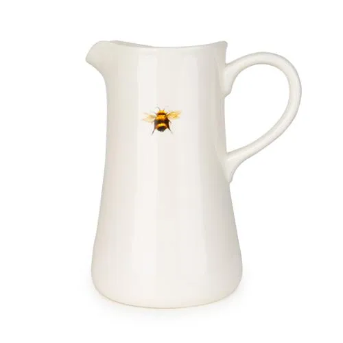 Large Ceramic Jug with Bee Embellishment kitchen essentials, utensils set