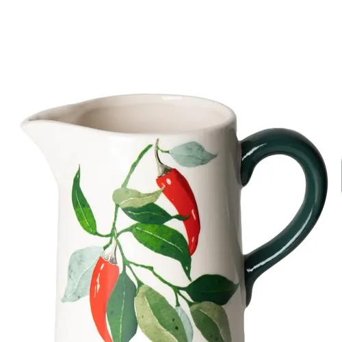 Large Jug with Chilli Illustration