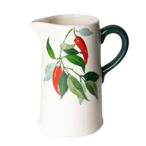 Large Jug with Chilli Illustration kitchen essentials, utensils set