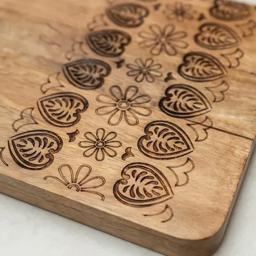Large Mango Wood Paddle Board with Meze Enamel