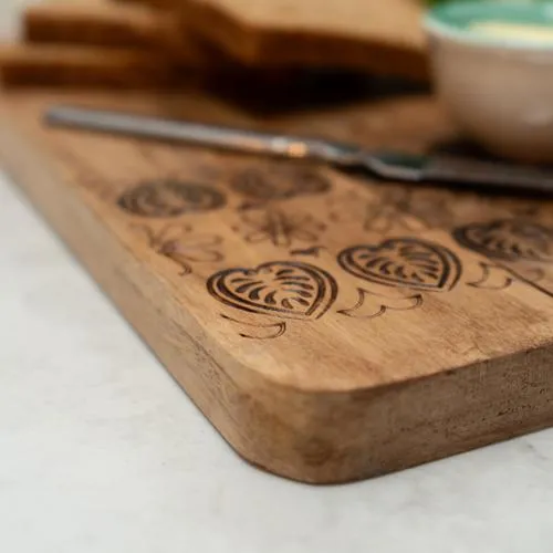 Large Mango Wood Paddle Board with Meze Enamel