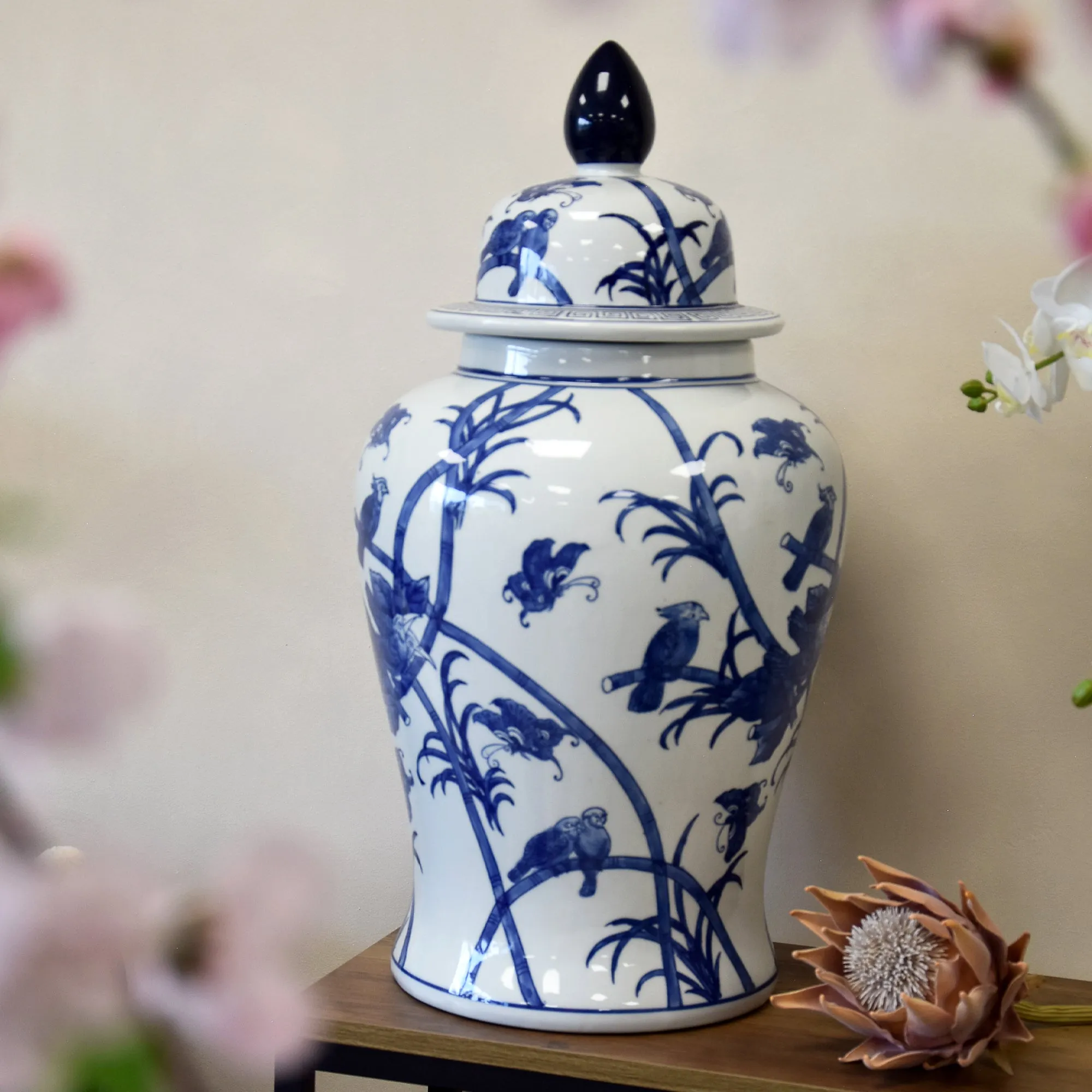 Large Oriental Ginger Jar