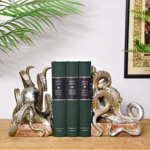 Lavish Octopus Bookends Silver kitchen essentials, utensils set