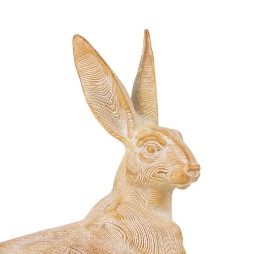 Laying Resin Rabbit - 25.5cm