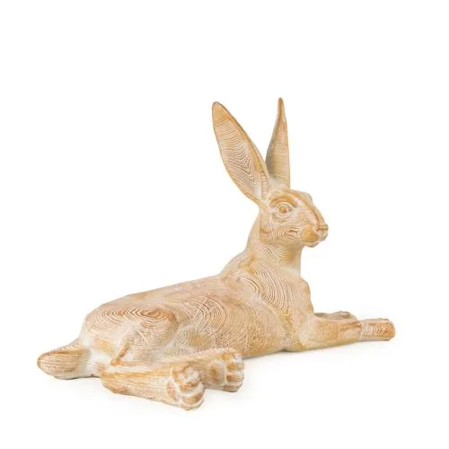 Laying Resin Rabbit - 25.5cm