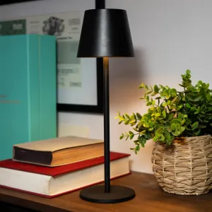 LED touch lamp, plastic lamp black kitchen essentials, utensils set