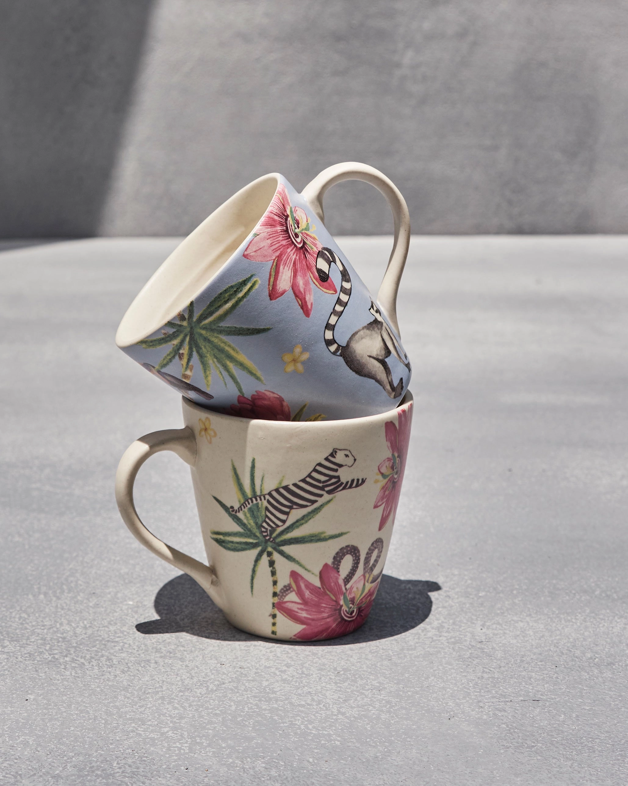 Lemur Mugs (Set of 2)