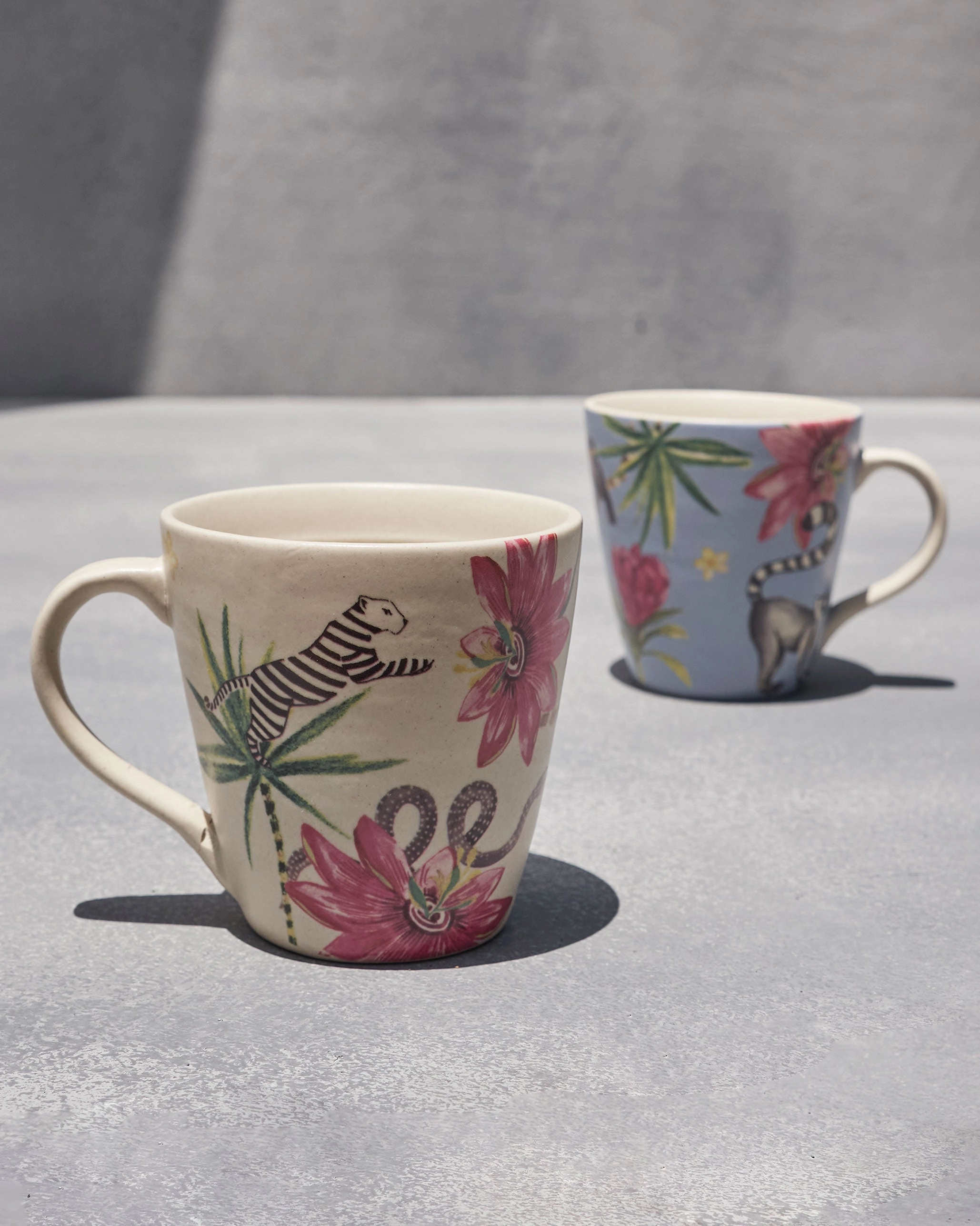 Lemur Mugs (Set of 2)