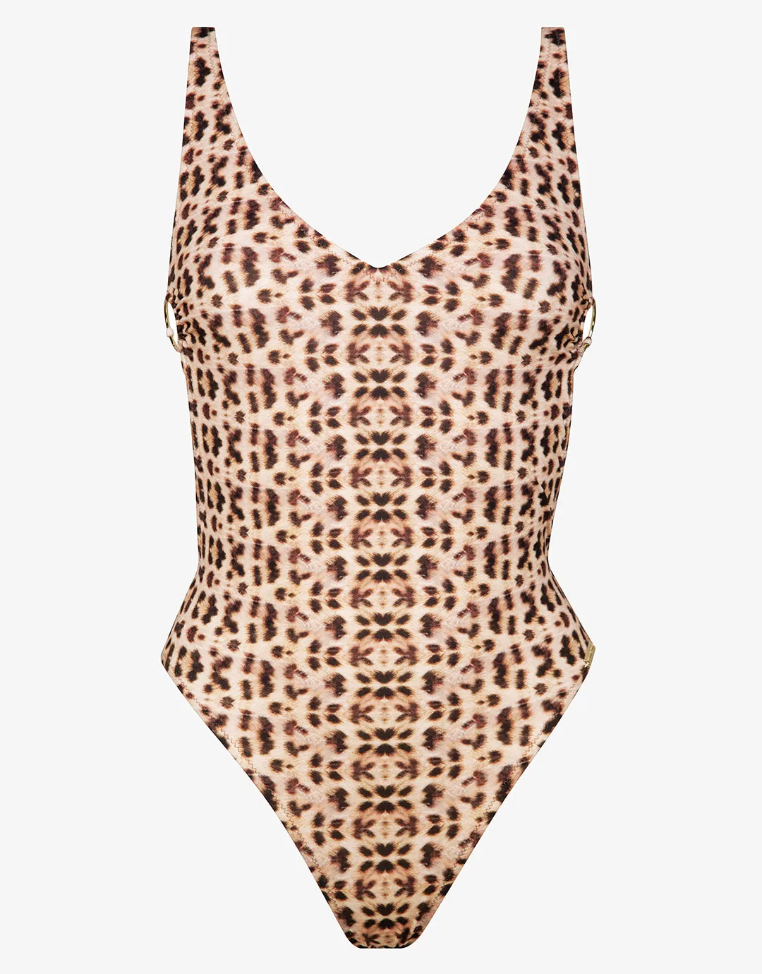 Leo Allures Tie Back Swimsuit - Wild Tropics