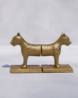 Leopard Bookends dinnerware set, ceramic plates