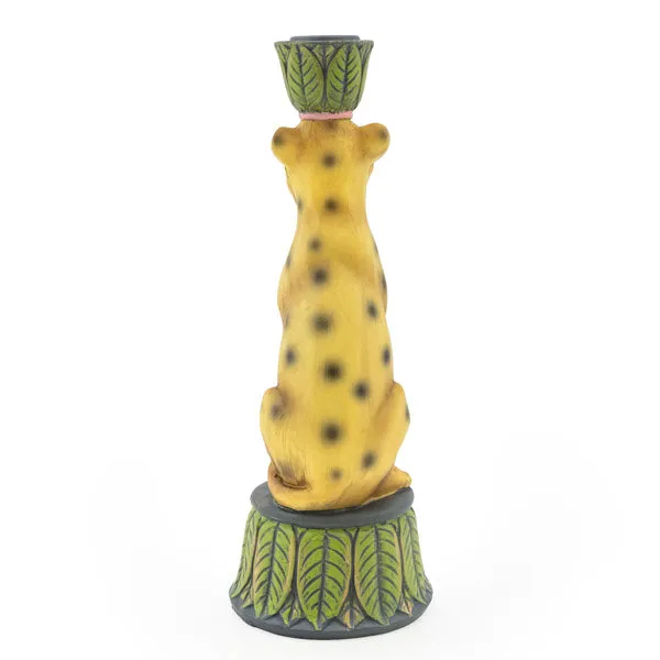 Leopard Design- Dining Candleholder