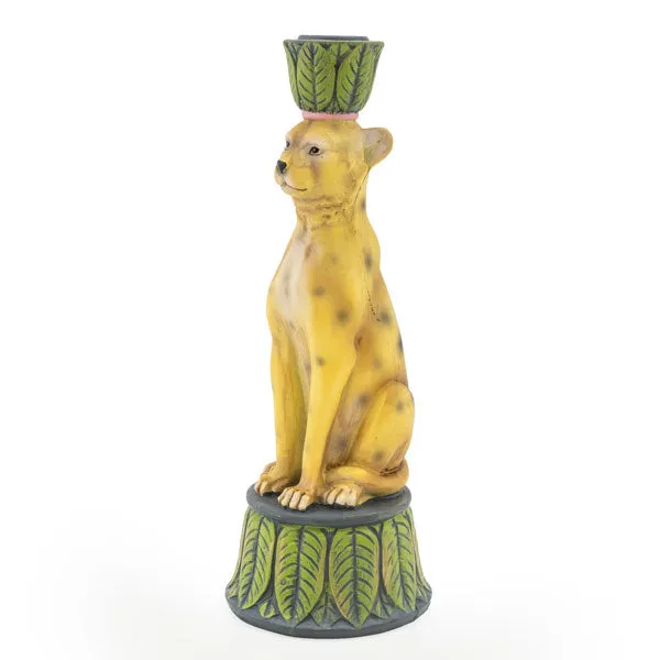 Leopard Design- Dining Candleholder