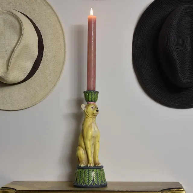 Leopard Design- Dining Candleholder