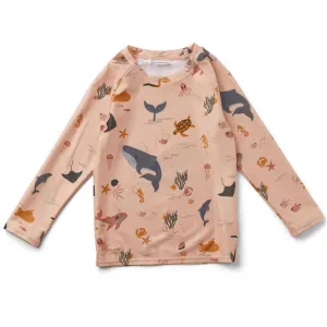Liewood Noah Swim Tee Sea Creature Rose Mix
