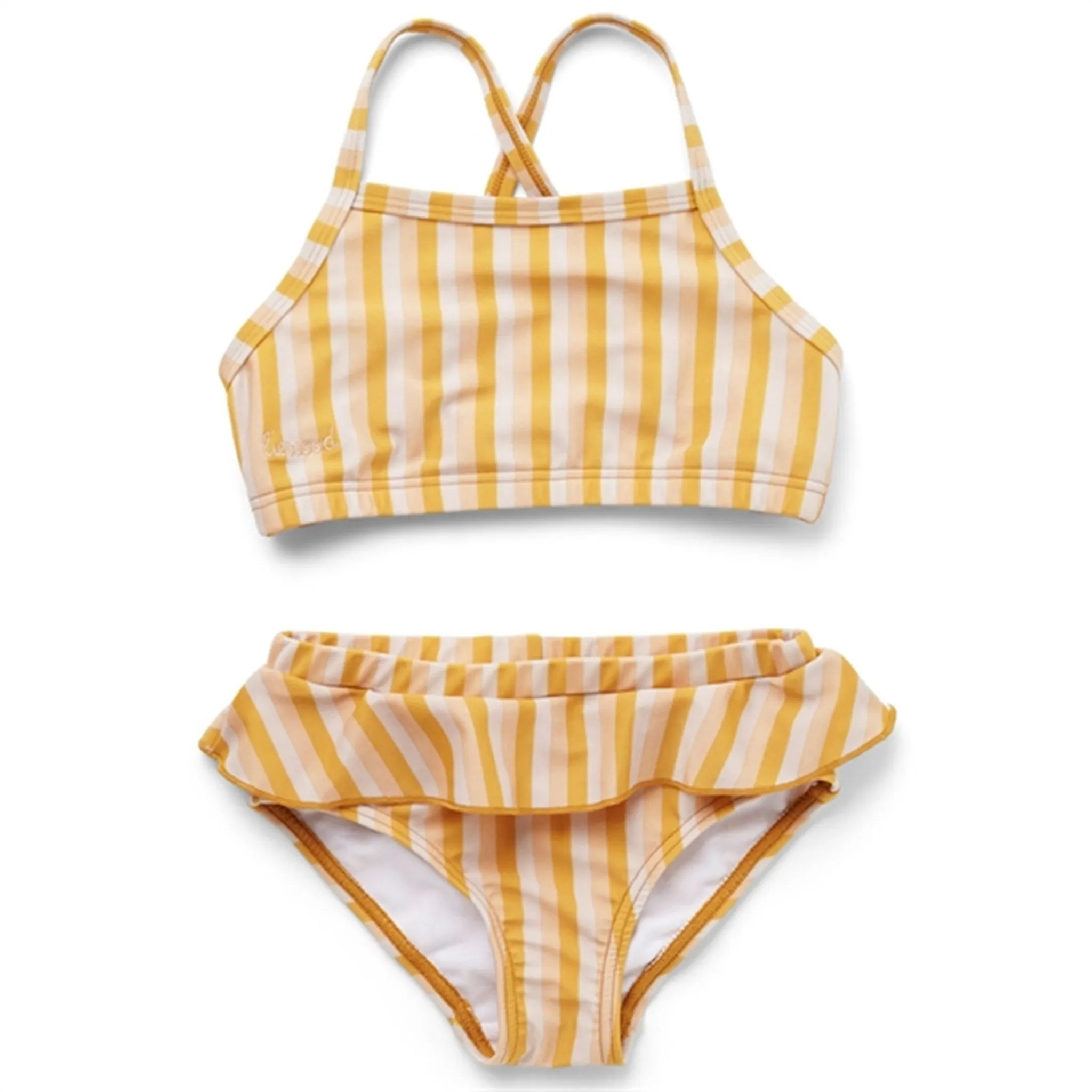 Liewood Norma Bikini Set Stripe Peach Sandy Yellow Mellow