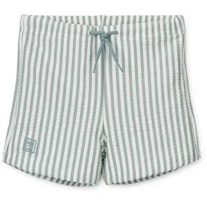 Liewood Otto Swim Pants Y/D Stripe: Sea Blue/White