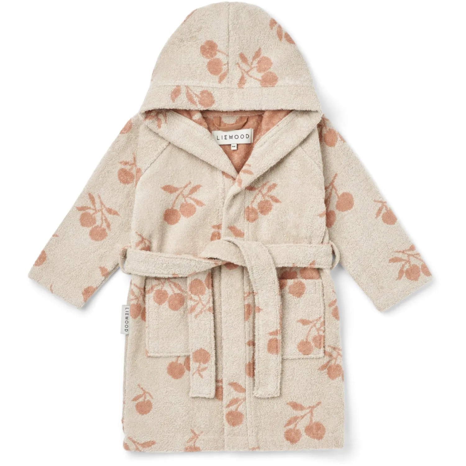LIEWOOD Peach / Sea Shell Lilana Yarn Dyed Bathrobe