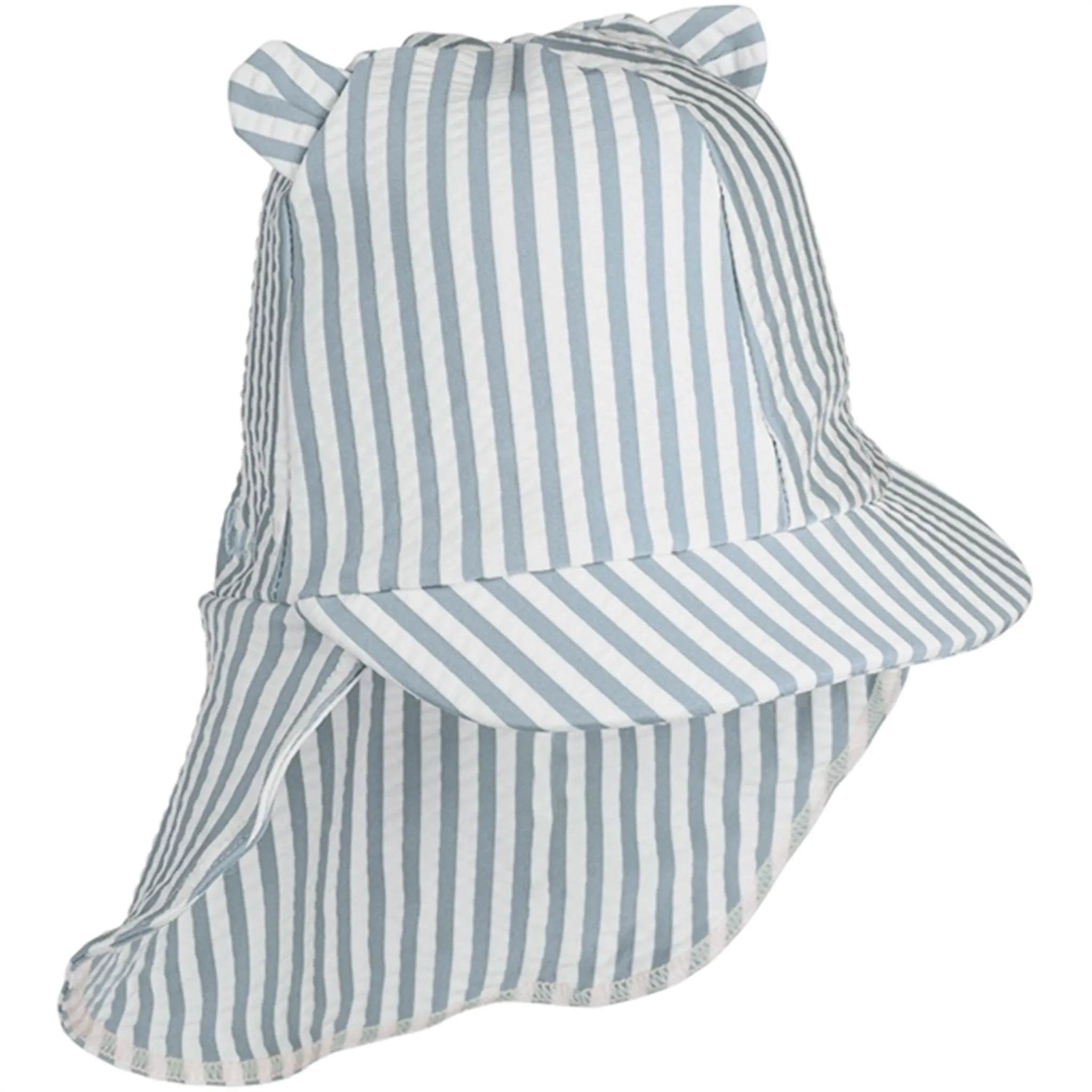 Liewood Senia Sun Hat Stripe Sea BlueWhite
