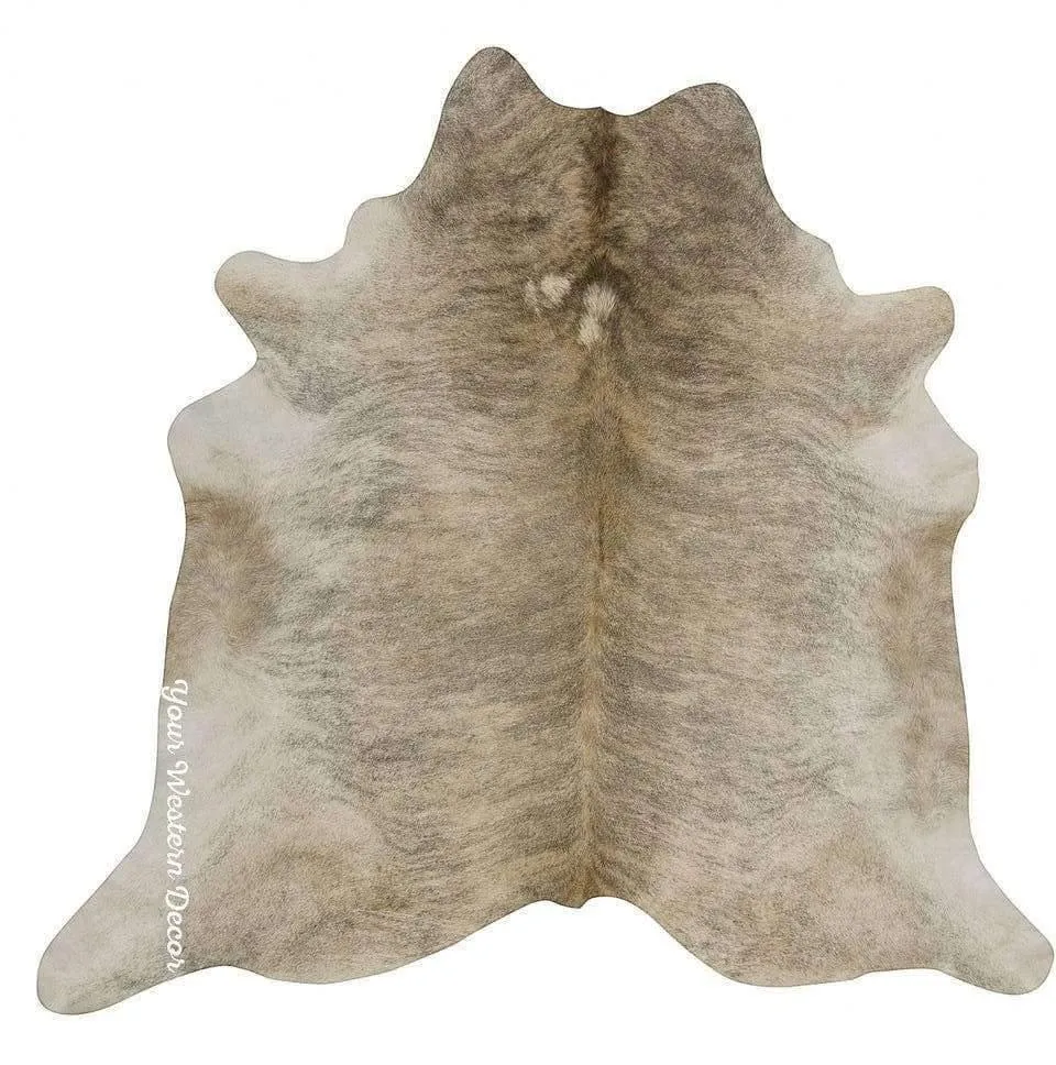 Light Brindle Brazilian Cowhide Rug